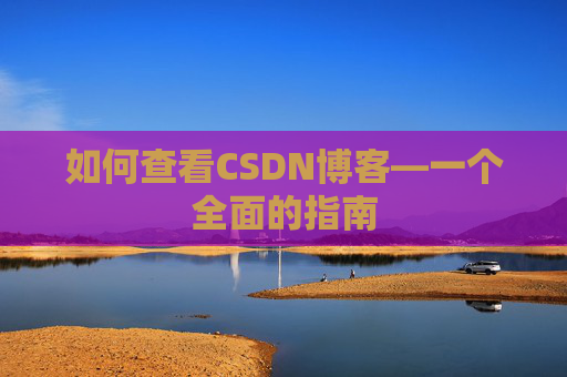 如何查看CSDN博客—一个全面的指南